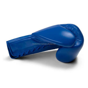 ราคาขายส่ง คุณภาพสูง ดีไซน์สวย ไม่มีการตัดเย็บแบบ boxing  ถุงมือชกมวยแท้ สำหรับการต่อสู้ การฝึกซ้อม และการฝึกสปาร์ริง  หนังแท้ ปิดด้วยแถบตีนตุ๊กแก - Product Image 3