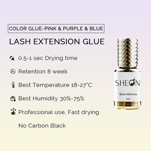 <span class=keywords><strong>Sheon</strong></span> ingrédients sûrs 0.5 sec 5ml premium cils adhésif 7 semaines rétention haute température eau et huile colle à cils résistante - Product Image 3