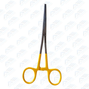 Juego de Tijeras Médicas para Cuidado de la Salud, Amarillas, 3 Piezas: Tijeras de Enfermería, Tijeras para Vendajes y Pinzas Arteriales - Product Image 3