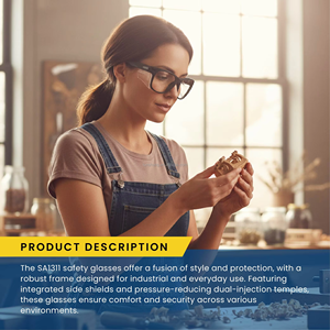 Side Shield Safety Eyewear ANSI Z87+ Certified Anti-Fog Anti-Scratch UV385 - Product Image 6