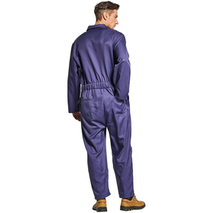 OEM Service Unisex Durable Cotton Mechanic Uniforms Navy Blue Color Dust Proof Customizable Safety <b>Clothes</b> - Product Image 2