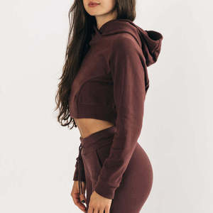 Sudadera Corta a Rayas de Alta Calidad para Niñas, con Cierre en el Cuello, Estilo Casual, Disponible en Stock - Product Image 3