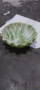 ชามเรซินหอยเชลล์สีแดงทรงไหลสำหรับผลไม้แห้งขนมและสลัดหอยเชลล์ออกแบบโดยการไหลของเรซินขนาดกำหนดเองได้ชามสำหรับตกแต่งที่หรูหรา - Product Image 5