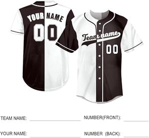 Wholesale Good Quality Custom Sublimation Printed Mesh Custom Made Tackle Twill Baseball Jersey for Men - Product Image 5