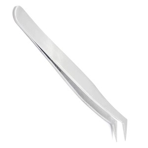 Pince à cils experte en acier inoxydable, outil de précision pour extensions de cils, mise en forme des sourcils, toilettage, application en salon de beauté Devi - Product Image 1