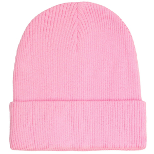 Double Layer Knit Beanie Hat Warm Soft <b>Winter</b> <b>Cap</b> Fold Up Cuff Plain Custom Logo Casual Outdoor Unisex Acrylic Headwear - Product Image 5