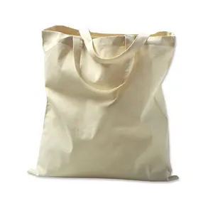 批发供应商定制可重复使用的棉质购物袋帆布手提袋