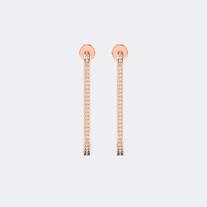 0.30CTW Gold Plated Lab Grown Round Cut <b>diamond</b> <b>earrings</b> - Product Image 3