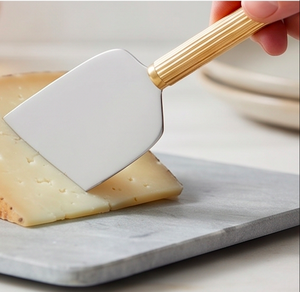 Stainless Steel <b>Cheese</b> <b>Knife</b> <b>Set</b> With Gold Handles Elegant Design Durable Kitchen Tools for Serving <b>Cheese</b> Use And Hotel Use - Product Image 4