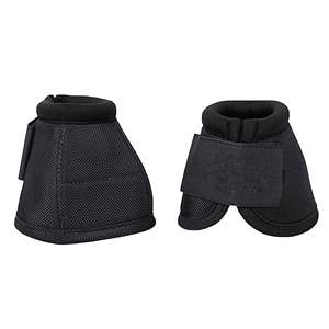 Horse Riding Equipment Reflective <b>Velcro</b> Glitter <b>Strap</b> No-Turn Overreach Boots Durable Protective Horse Bell Boot - Product Image 5