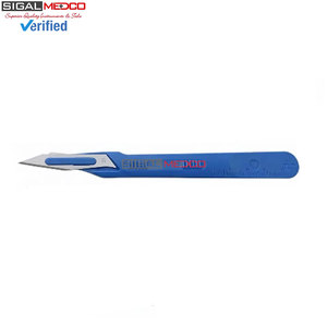 Lames chirurgicales stériles de qualité supérieure, certifiées CE, pour usage général en chirurgie, jetables, en acier inoxydable, sans plastique, scalpel. - Product Image 4