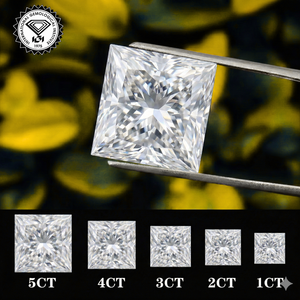 Diamante de laboratorio con corte princesa de 1 CT 2CT DEF VVS certificado por IGI, diamante suelto para joyería, proveedor mayorista de la India. - Product Image 1