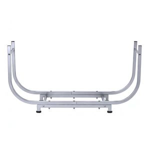 Porta Legna Antiruggine da 30 Pollici per Interni ed Esterni, Organizzatore Stabile per Tronchi, Decorazione e Accessori per Caminetti - Product Image 1