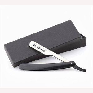 มีดโกนตรงแบบมืออาชีพพร้อมด้ามจับพลาสติก - Product Image 2