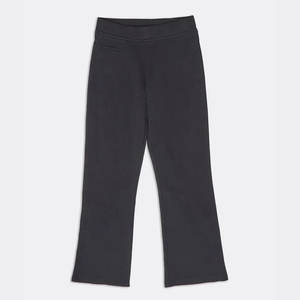 Pantalon d'uniforme scolaire pour filles, fabrication OEM, tissu respirant, coton et polyester, tricoté, coupe évasée - Product Image 6