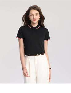 เสื้อโปโลผู้หญิงคุณภาพสูง OEM 2026 สำหรับกอล์ฟ ผ้าอินเตอร์ล็อค เฮเธอร์ - Product Image 2