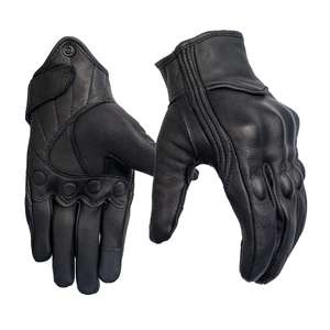 Guantes de Motocicleta Hechos de Cuero de Alta Calidad, Guantes de Motociclismo Más Vendidos para la Seguridad de las Manos - Product Image 1