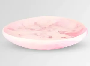 Luxury Style Vintage Large Resin Salad Platter Modern Design Marble Texture Finish Eco-Friendly Durable Stocked Serving Mixing - Product Image 5