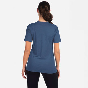 <b>Level</b> Apparel T-Shirts Apparel Tees Premium CVC Crew-Neck T-Shirt 6410 Sueded Unisex Short Sleeve Private Label T Shirts Tees - Product Image 4