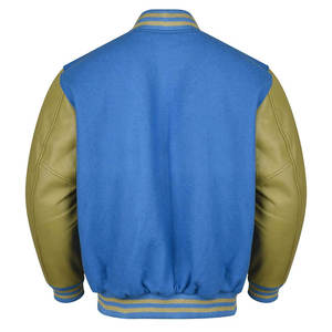 Latest Design Premium Quality Autumn Men's Stand Collar Varsity Jacket Pockets Breathable Customizable Colors Designs Front Logo - Product Image 2