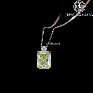 Collar de Plata 925 con Diamantes de Moissanita, Elegante y Moderno para Damas, Joyería de Lujo para Aniversarios, Uso Casual y Festivo - Product Image 2