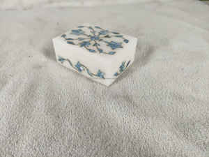 Meilleure qualité luxe bijoux emballage boîte de rangement bleu nacre travail pour décoration inde Stonecrafts International MMP03 - Product Image 4