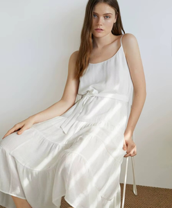 Vestido MAXI Bohemio de Verano, Bonito Vestido Largo con Forro de Encaje de Ganchillo, Estampado Floral, Casual, para Fiesta, Sin Mangas - Product Image 2