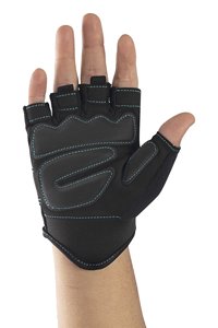 Cycling <b>Gloves</b> – Gel Padded, Half Finger, Breathable Palm Amara, Non-Slip Grip Unisex Workout & Bike <b>Gloves</b> - Product Image 5