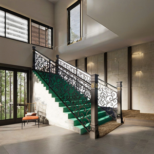 Barandillas de Hierro Modernas y Diseños Forjados a Mano, Barandillas Interiores Personalizadas, Balaustres de Hierro Negro y Soluciones Decorativas para Escaleras - Product Image 1