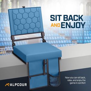 Asiento Plegable Reclinable para Gradas con Respaldo para Eventos Deportivos - Product Image 2