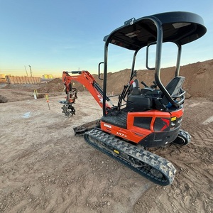 Mini-excavatrice Kubota U17-5 à oscillation zéro avec pompe à béton, engin de construction avec chenilles et moteurs d'occasion - Product Image 5