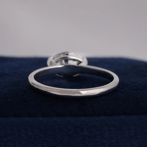 Platinum Oval Cut <b>Diamond</b> Engagement <b>Ring</b> Tension Setting Classic Style Women's Jewelry - Product Image 4