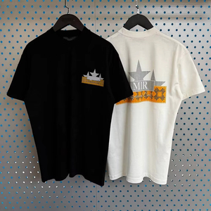 Wholesale Surplus Apparels Stock Lot Vintage Oversized Drop Shoulder Men's T <b>shirt</b> <b>Y2K</b> Graphic Streetwear Heavy 220gsm Tee <b>Shirt</b> - Product Image 3
