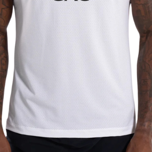 เสื้อยืดออกกำลังกายผู้ชายทรงปกติ ผ้าโพลีเอสเตอร์/คอตตอนเนื้อหนา พิมพ์ลายสกรีน คอกลม แขนสั้น ไซส์ XL สกรีนโลโก้ตามสั่ง สำหรับฟิตเนสและออกกำลังกาย - Product Image 6