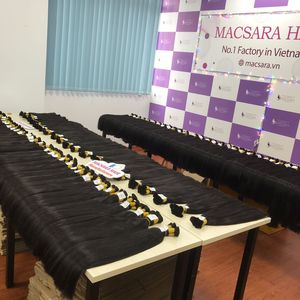 Prix usine en gros la meilleure qualité cheveux humains en vrac vietnamiens soyeux droits de 8 pouces à 30 pouces - Product Image 3