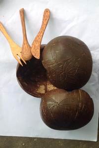 NUEVO PRODUCTO: TAZÓN DE CÁSCARA DE COCO NATURAL REUTILIZABLE, ECOLOGICO PARA COCINA Y VAJILLA - Product Image 3