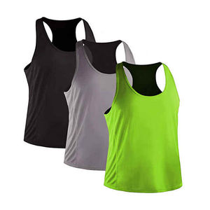 เสื้อกล้ามผู้ชายขายดี ดีไซน์ OEM ระบายอากาศได้ดี ไซส์ใหญ่ จากปากีสถาน เสื้อกล้ามออกกำลังกายสำหรับผู้ชาย - Product Image 3