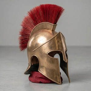 Armadura Medieval Antigua Hecha a Mano, Conjunto de Armadura de Guerrero Griego, Pechera de Acero, Casco Corintio, Diseño 3D Completo para Cosplay - Product Image 4