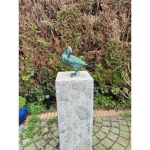 Escultura Artesanal de Ganso Antiguo, Adorno de Pato Vintage de Hierro Fundido para Jardín - Product Image 4