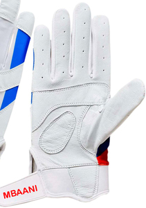 Baseball and Softball Batting Gloves – Rip and Tear Resistant – Reinforced Crotch, <b>Padded</b> Protection, Adjustable Sizes - Product Image 5