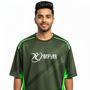 Camiseta Casual de Moda Urbana para Hombre, Corte Regular, Sublimada, de Poliéster/Algodón, Ecológica - Product Image 1