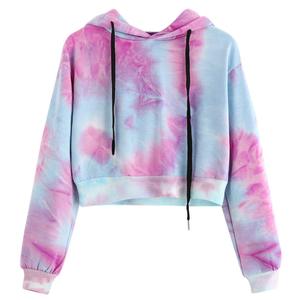 Hoodie court à manches longues pour femme, style marin, à col intégré, très demandé, en vente - Product Image 2