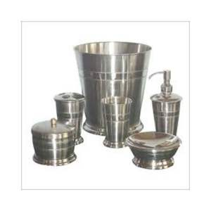 Accessoires de salle de bain en acier inoxydable de haute qualité pour hôtel : boîte à mouchoirs, distributeur de savon, porte-brosse à dents, bac - Product Image 1