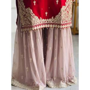 Conjunto de Top Plazzo Dupatta para mujer - Product Image 3