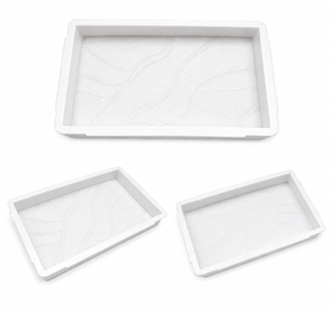 Moule en plastique PP de fabrication directe BAVIGO pour pavés en béton à motif nuage surélevé - Product Image 1