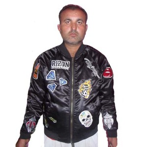 Custom Embroidery Letter Patches Vintage 3D Embroidery Satin Varsity <b>Jacket</b> High Quality 100% Polyester Quick Dry Custom Men - Product Image 1