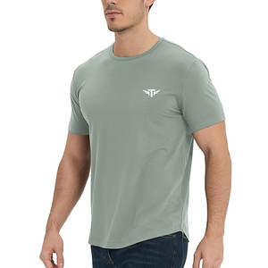 Camiseta ligera para hombre, lisa, hecha con tela transpirable para días de verano cómodos, 100% algodón - Product Image 3