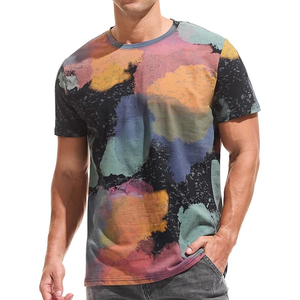 เสื้อยืดคอกลมผ้าถักไร้ตะเข็บสำหรับผู้ชาย 240GSM ผ้าฝ้ายเปล่า ขายส่งจำนวนมาก ยุโรป - Product Image 4