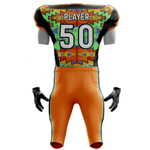 Vêtements de sport de qualité unique, uniforme américain, vêtements d'entraînement d'équipe, confort, manches courtes, respirant, maillot de football américain - Product Image 3