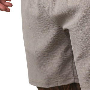 <b>Mens</b> Taupe <b>Woven</b> Casual <b>Shorts</b> Athletic Training Running Sportswear Lightweight Breathable Summer Activewear Comfortable Fit - Product Image 3